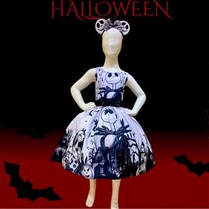 🎃 jack skellington Halloween dress for girls